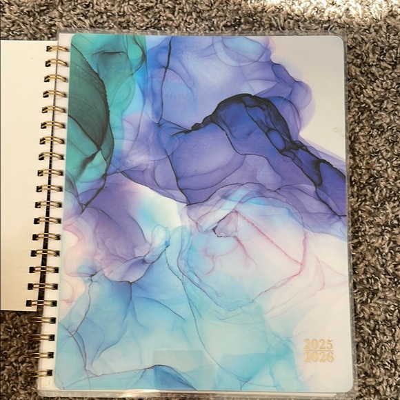 Cambridge 2025-2027 Blue and Purple Home Office Planner Calendar - Picture 5 of 10